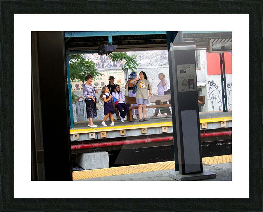 Heading Coney Island Picture Frame print