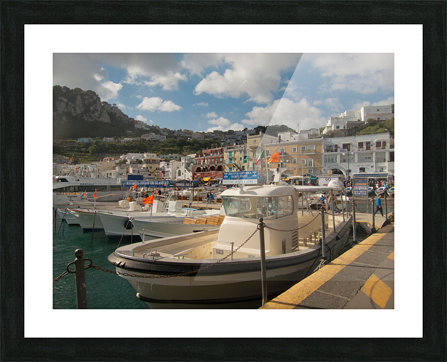 Capri Italy Picture Frame print