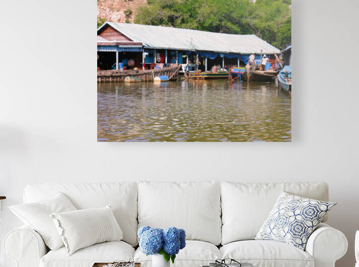Living On the Tonle Sap by nancy rapp