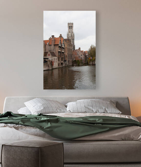Bruge  Belgium along the canal by nancy rapp