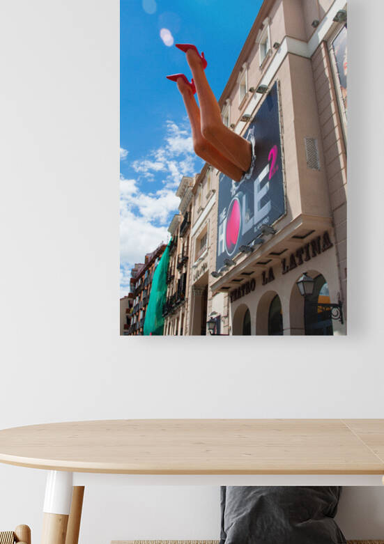 Barcelona Spain A leg up on La Rambla by nancy rapp