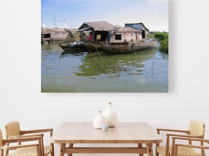 Cambodia On the Tonle Sap by nancy rapp
