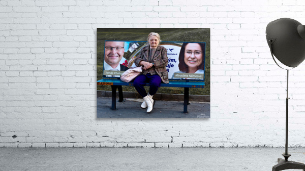 Bus Stop in Prague Wall Preview