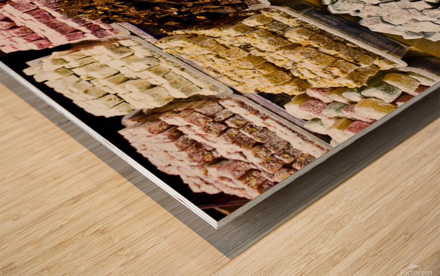 Turkish Candy Wood print