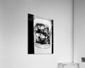 1950s TWO TEEN COUPLES IN CONVERTIBLE CAR 194090 Acrylic Print