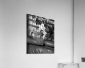 1940s CLOSE-UP COUPLE KISSING IN CONVERTIBLE CAR 201553 Acrylic Print