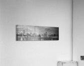 B&W Skyline Reflection Lake Mich Chicago IL US 79447 Acrylic Print