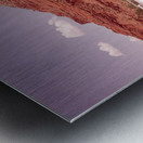 1970s TOURISTS LOOKING AT MESA FORMATION N MEX HWY 185099 Metal print