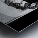 1950s TWO TEEN COUPLES IN CONVERTIBLE CAR 194090 Metal print