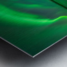 Reflection of Aurora Borealis Stokksnes Iceland 204397 Metal print