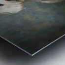 Studio portrait of Bichon Frise Poodle mix dog 213285 Metal print