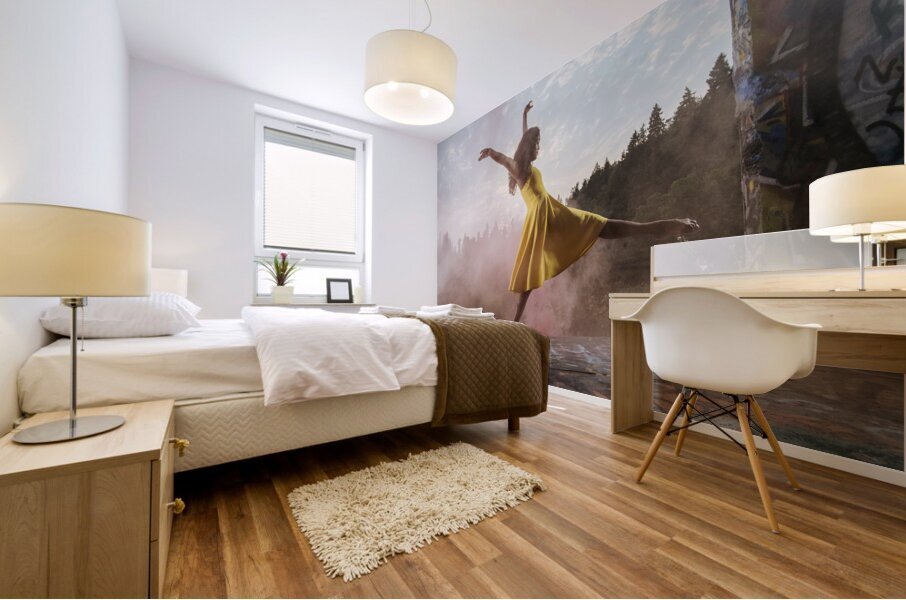 Dancing woman Bainbridge Island Washington USA 222323 Mural print