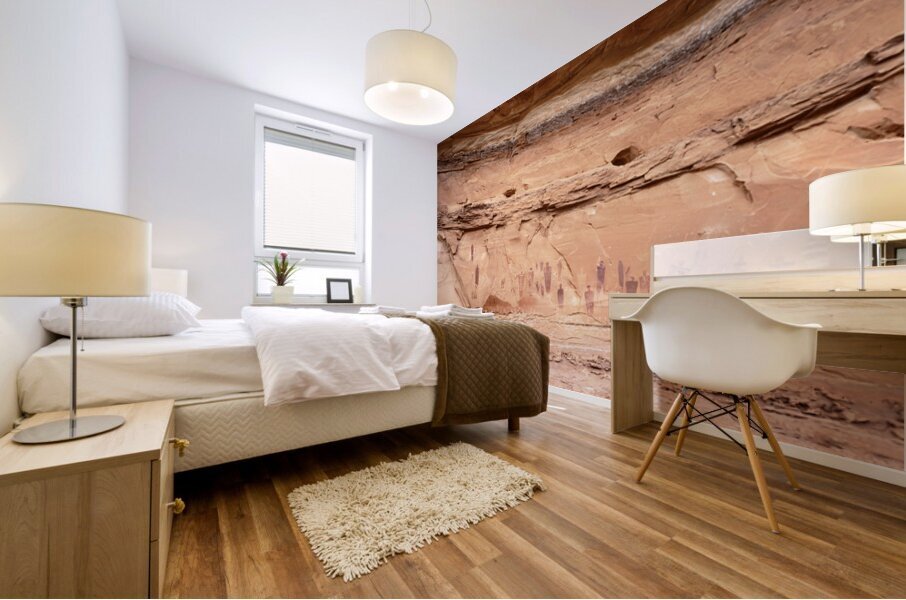 Rock Art Panel Horseshoe Canyon Canyonlands National Park UT USA 30629 Mural print