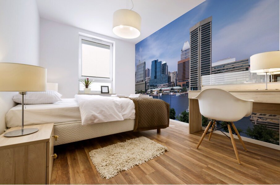 Inner Harbor Baltimore Maryland USA 46152 Mural print
