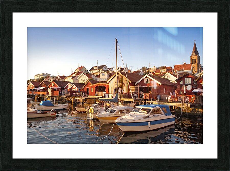 Village of Fjallbacka Bohuslan Coast Sweden 170933 Picture Frame print