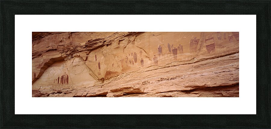 Rock Art Panel Canyon Style Canyonlands National Park UT USA 29818 Picture Frame print
