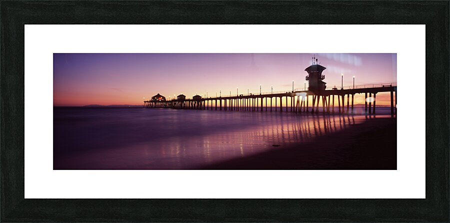 Huntington Beach Pier Orange County CA USA 125154 Picture Frame print
