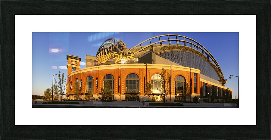 Miller Park Milwaukee Brewers Wisconsin 80124 Picture Frame print