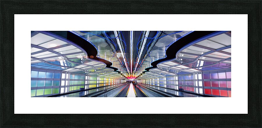 Chicago OHare Airport Terminal Interior 76928 Picture Frame print