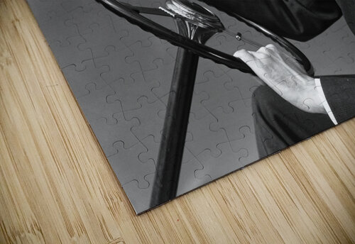 1930s-40s MAN WEARING SUIT AND TIE DRIVING 194394 Panoramic Images puzzle