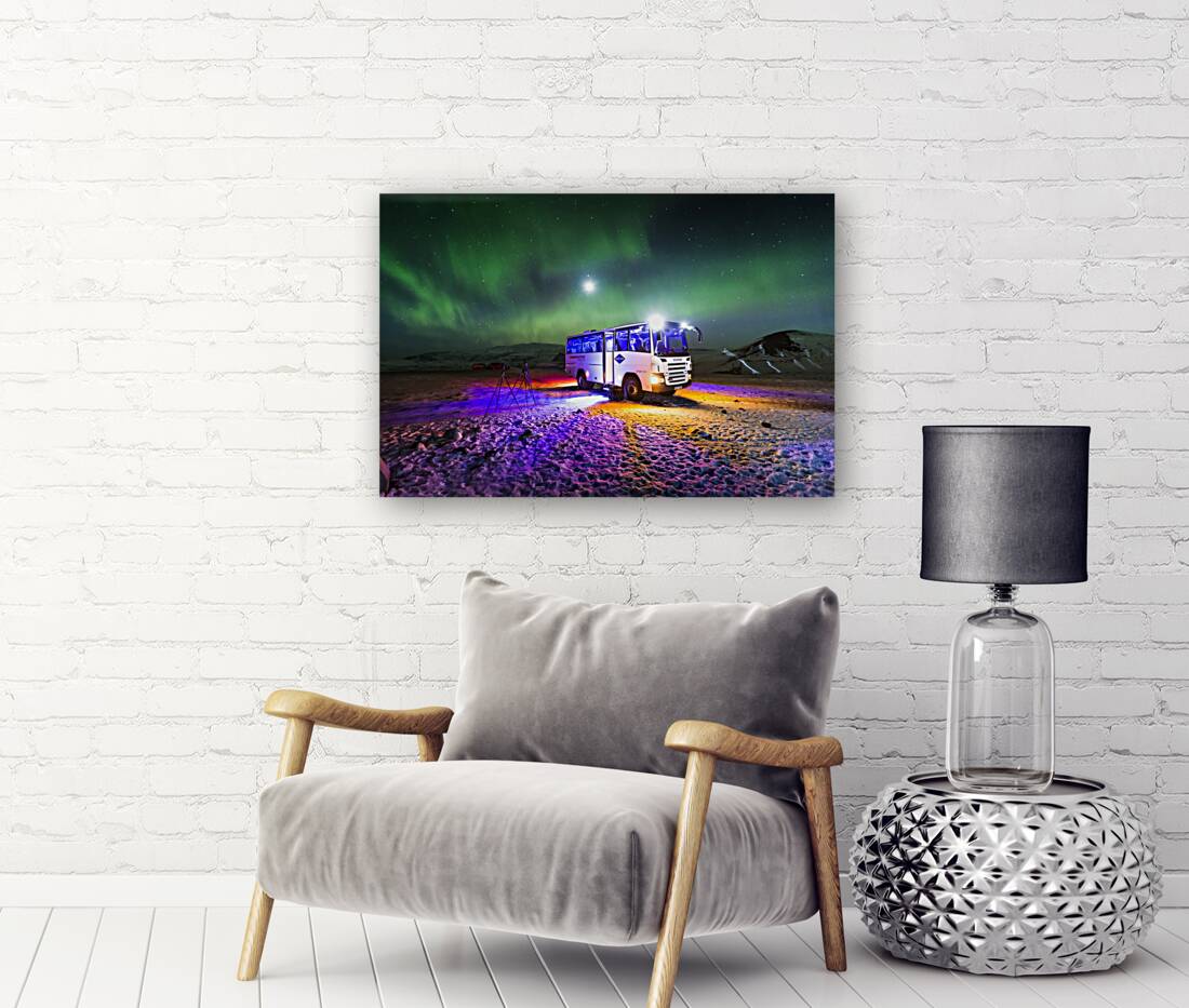 Aurora Borealis Tour Vatnajokull Ice Cap Iceland 168611 Reproduction