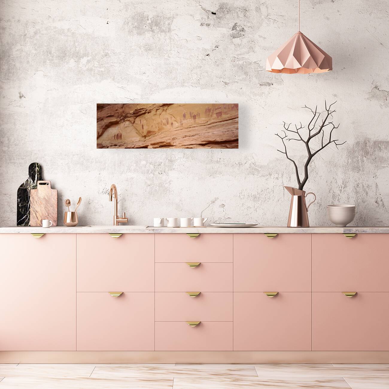 Rock Art Panel Canyon Style Canyonlands National Park UT USA 29818 Reproduction