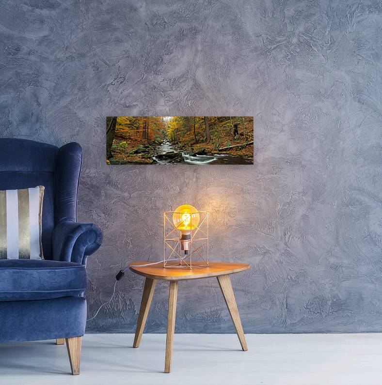 Fall Trees Kitchen Creek Pennsylvania USA 64925 Reproduction