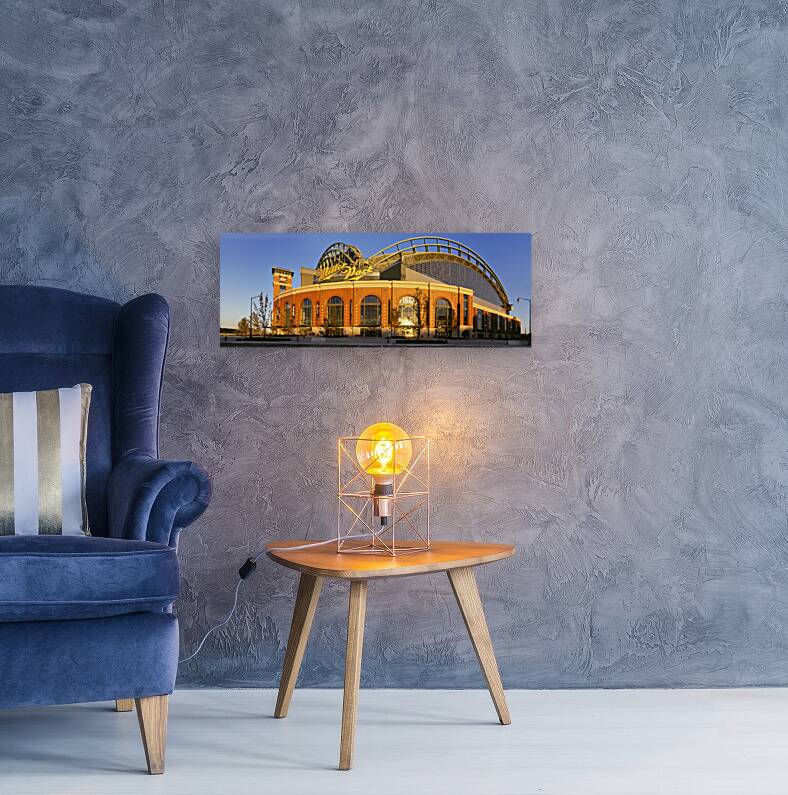 Miller Park Milwaukee Brewers Wisconsin 80124 Reproduction