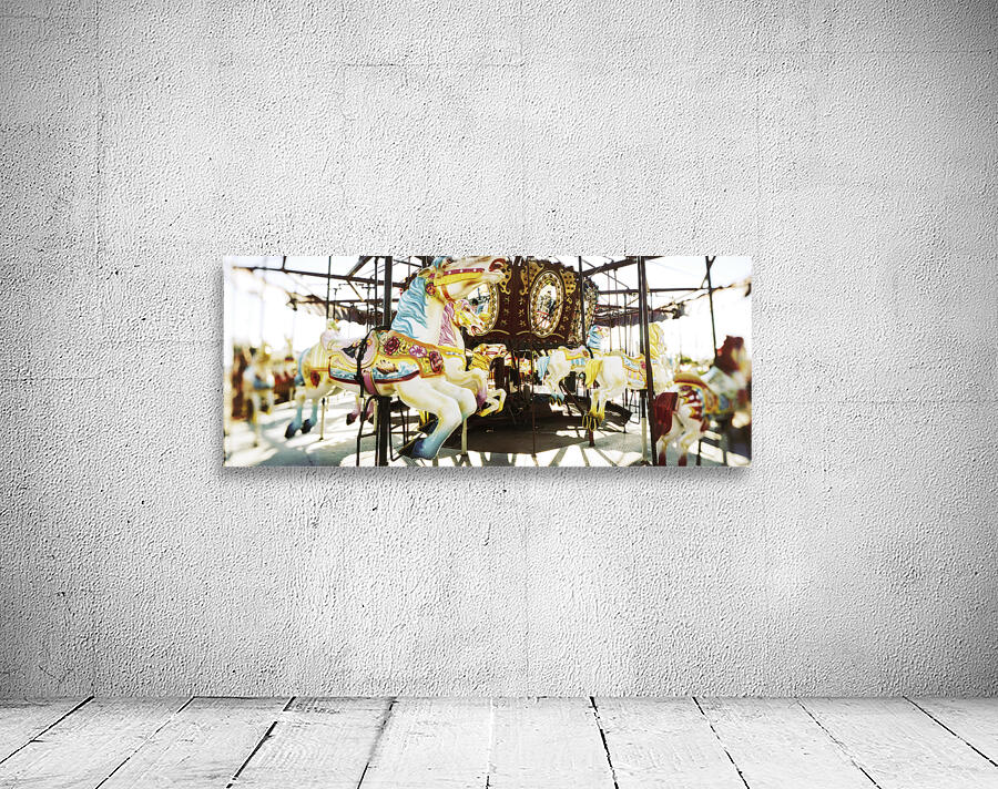 Close-up of carousel horses Coney Island Brooklyn New York City USA 118689 Wall Preview