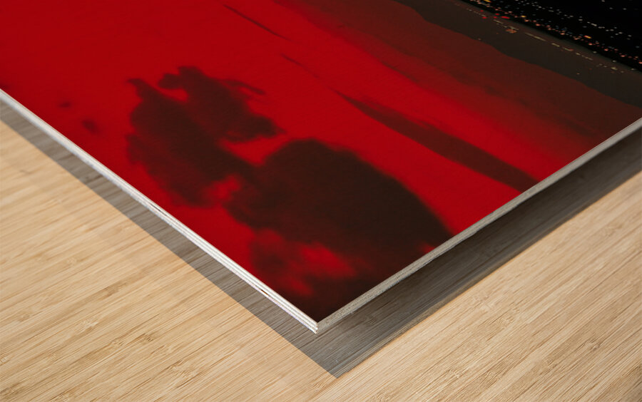 Kansai International Airport at dusk Osaka Japan 249918 Wood print