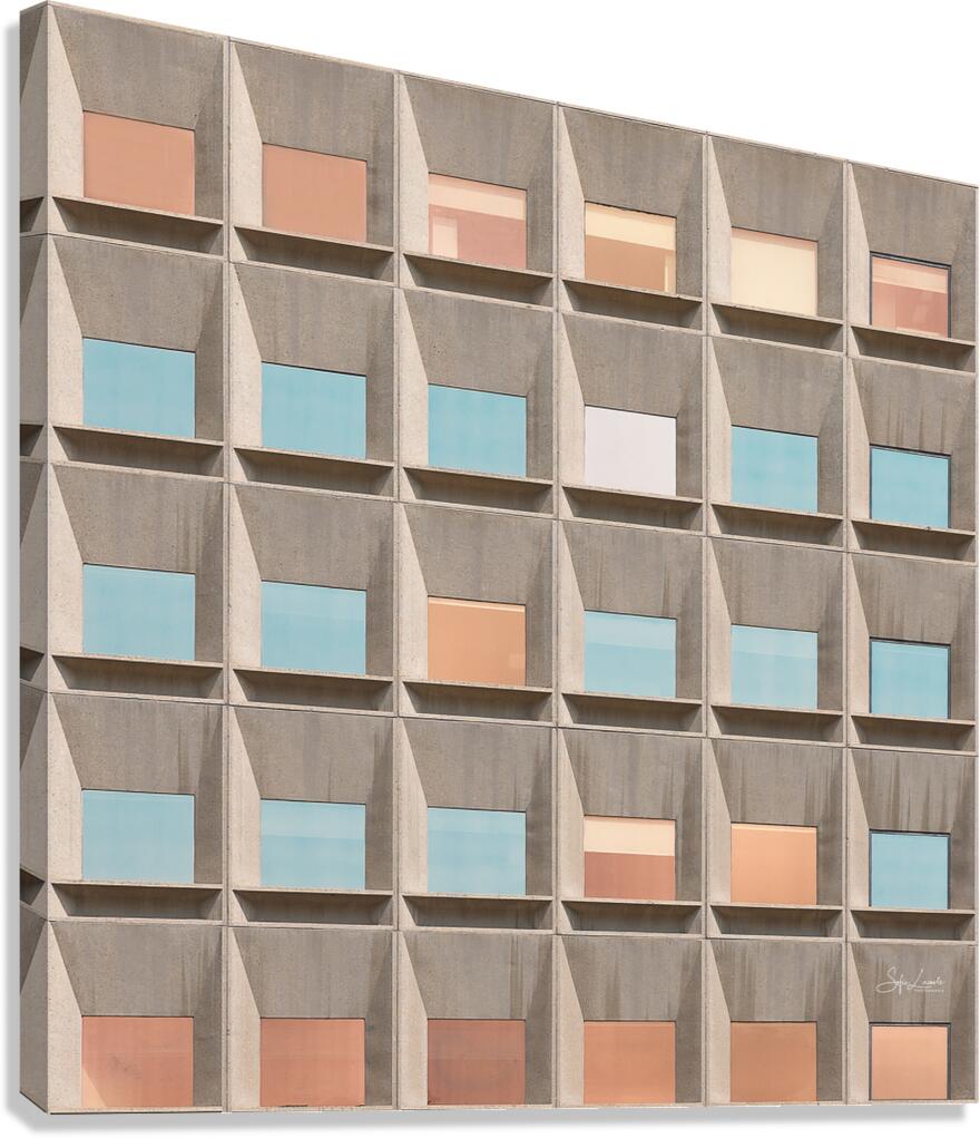 pastel squares Canvas Print