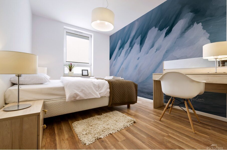 frezzing abstraction Mural print