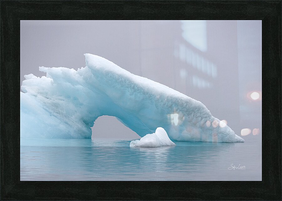 Aquamarine Picture Frame print