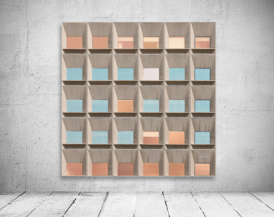 pastel squares Wall Preview