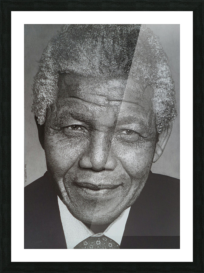 NELSON MANDELA Picture Frame print