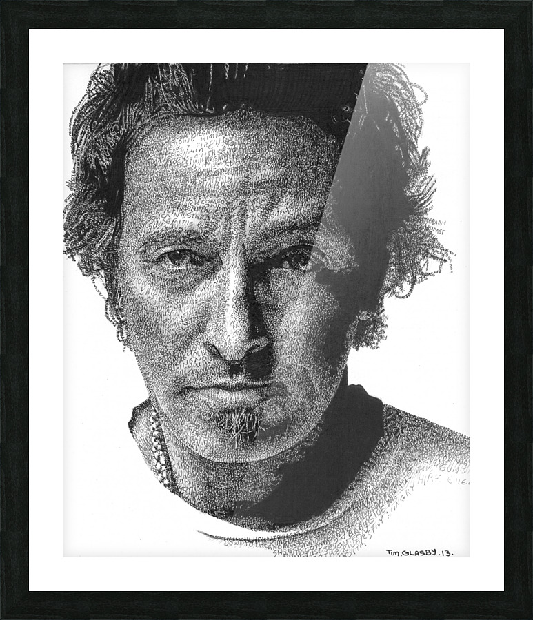 BRUCE SPRINGSTEEN Picture Frame print