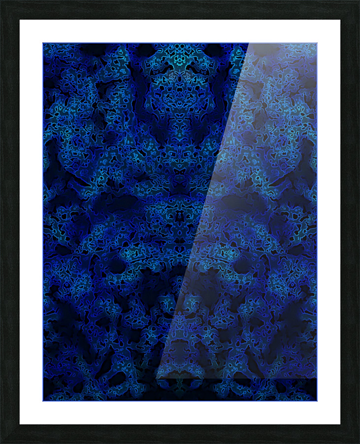BLUE EGGS Picture Frame print