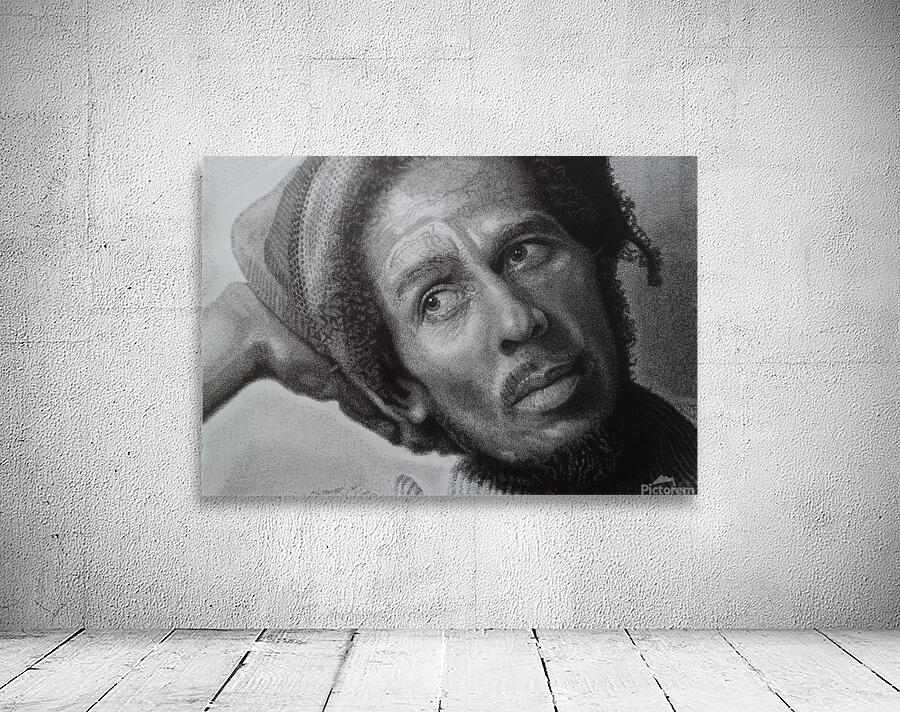 BOB MARLEY close up Wall Preview