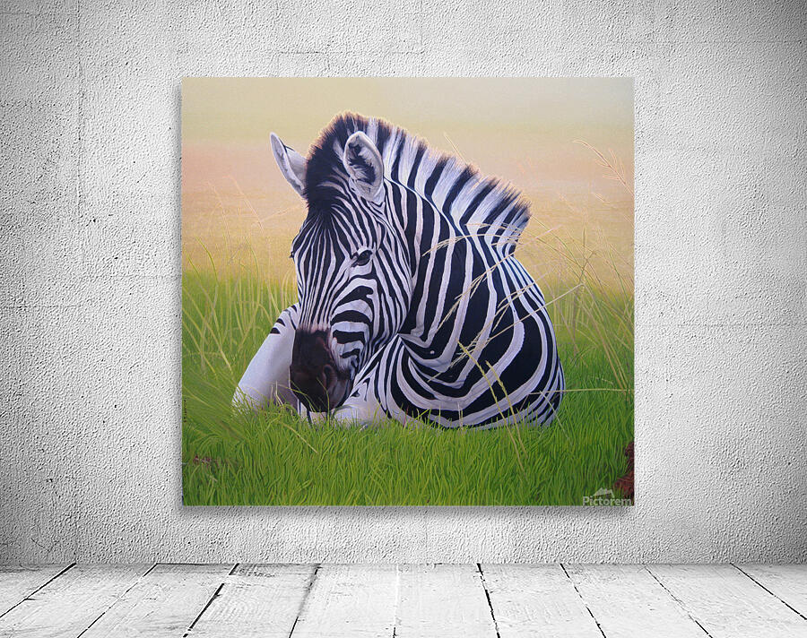 RECLINING ZEBRA Wall Preview