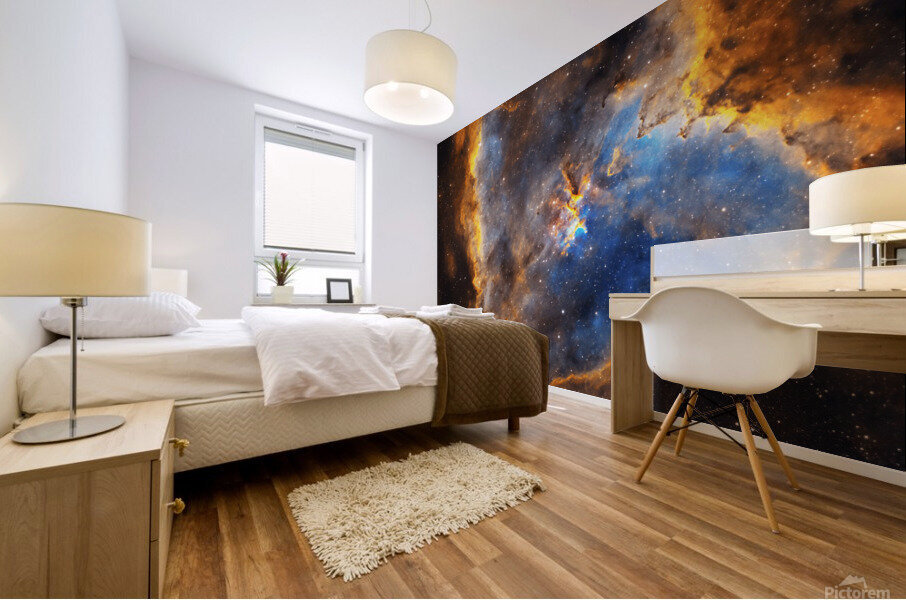 Golden Heart Mural print