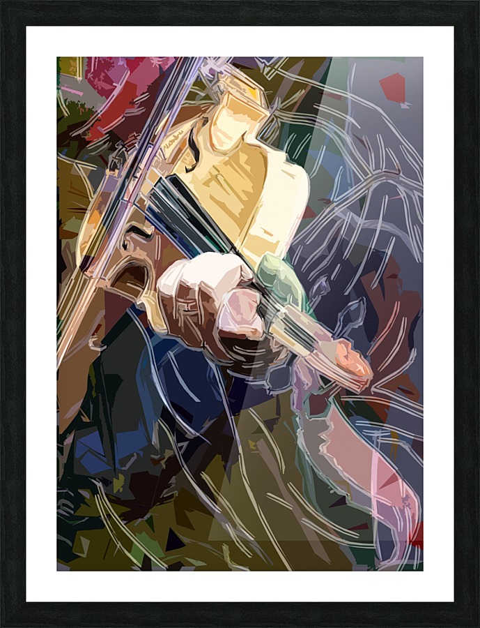Irish fiddle Picture Frame print