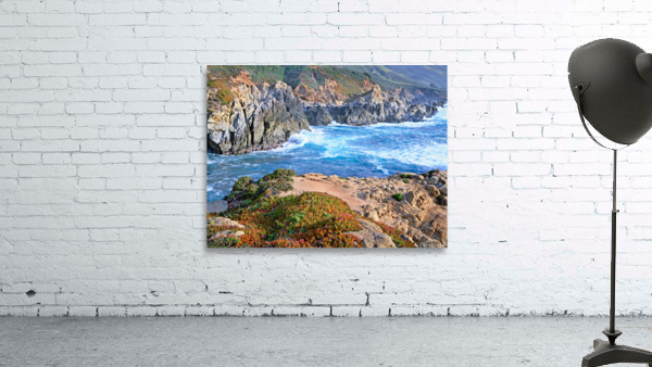 Breaking Waves Big Sur Wall Preview
