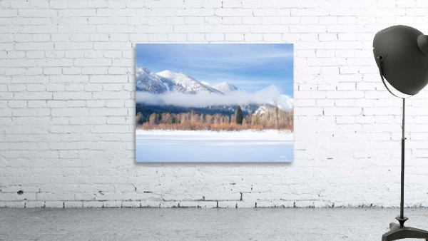 Cascade Mts. Winter Portrait Wall Preview