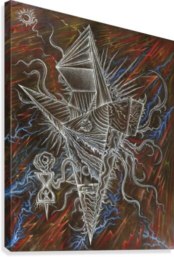 Deity_From_The_Abyss_2 Canvas Print