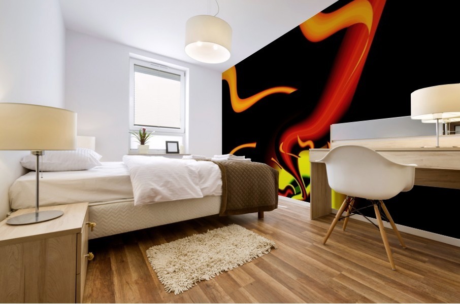 Lightening_Nude Mural print