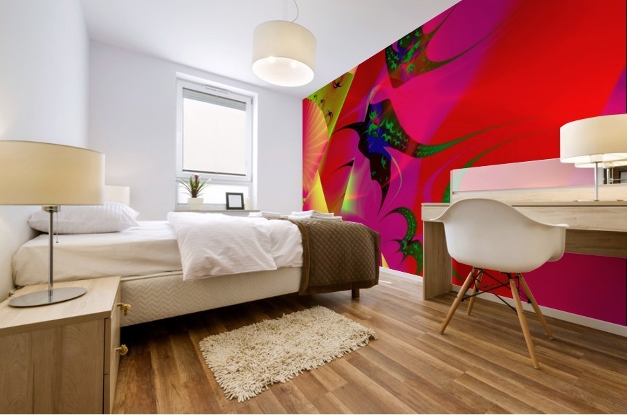 Sun_Flies Mural print
