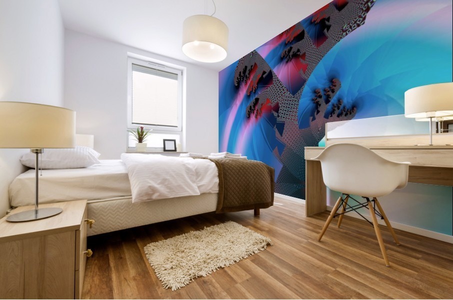 Reindeer Mural print