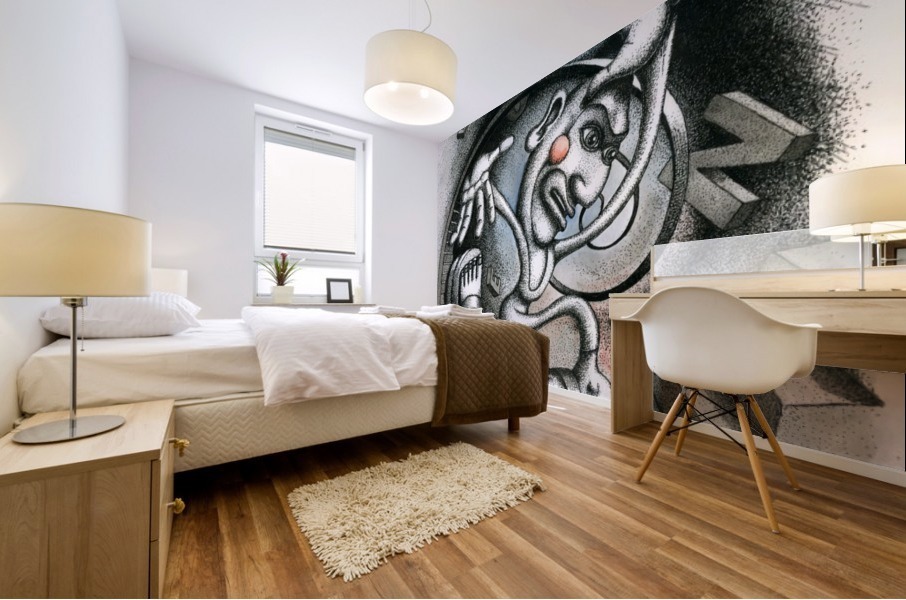 Run Mural print