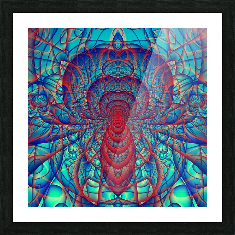 Blue_Spider Picture Frame print