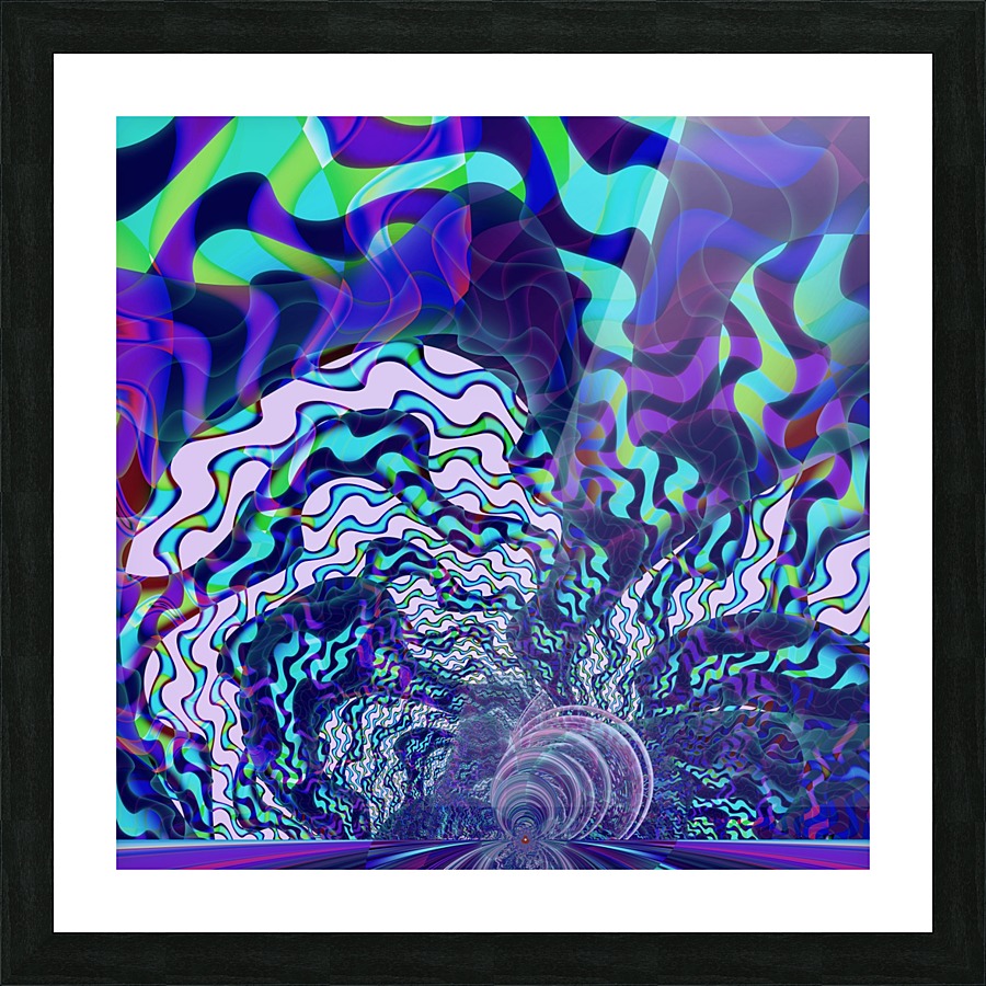 Digital_Tornado_Take_2 Picture Frame print